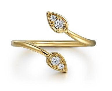 14 Karat Yellow Women's Diamond Fashion Ring - GABRIEL & CO.