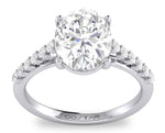 14 Karat White Semi-mount