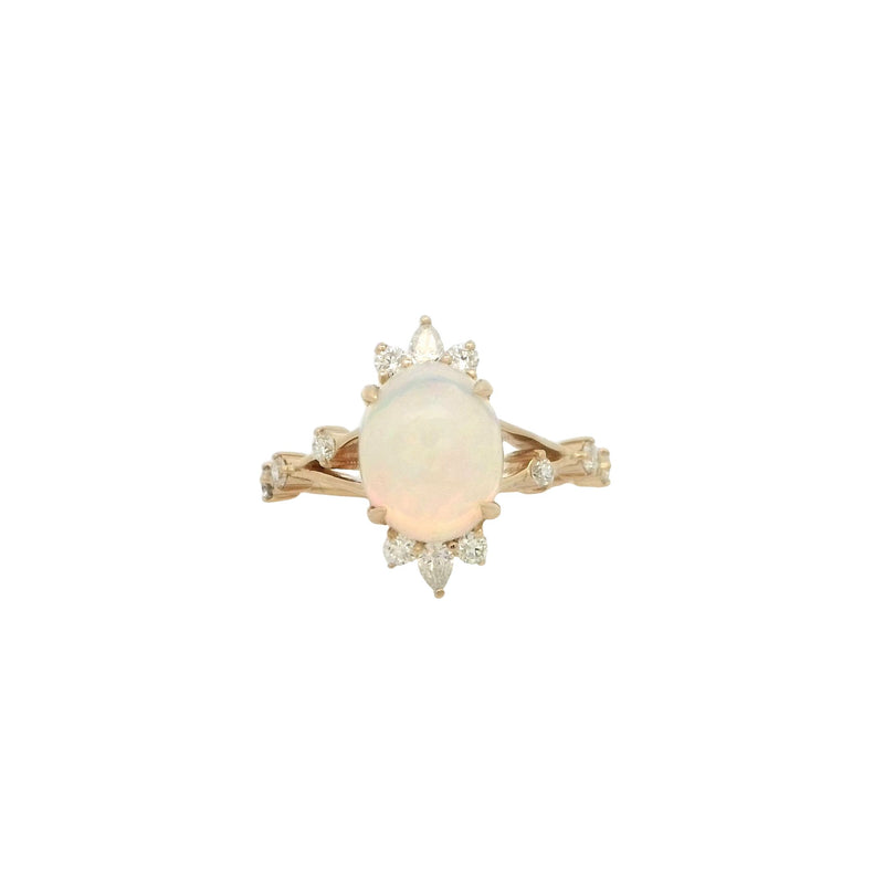 14 Karat Yellow Lady's Gemstone Fasion Ring