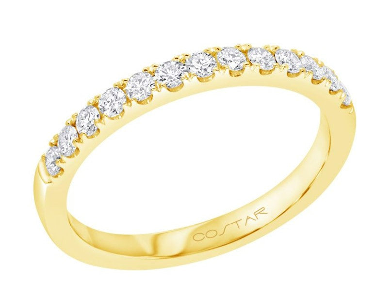 14 Karat Yellow Straight Prong Band