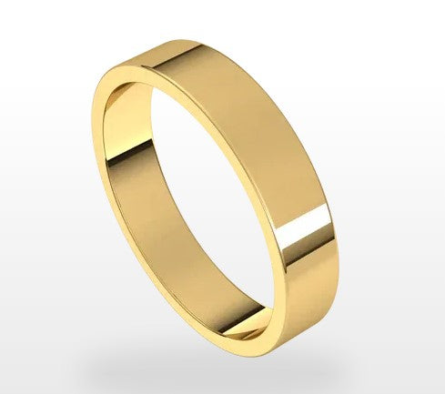 Precious Metal (No Stones) Wedding Band