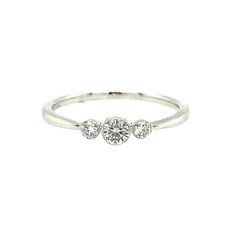 14 Karat White Women's Diamond Fashion Ring