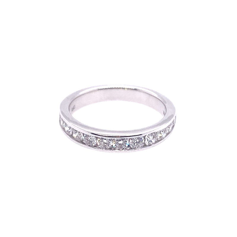 14 Karat Rosé Channel Set Band