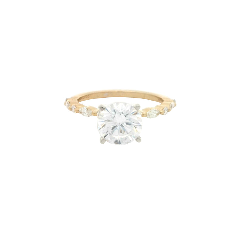 14 Karat Yellow Semi-mount