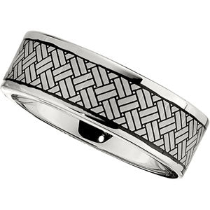 8mm Cobalt Comfort Fit Wedding Band
