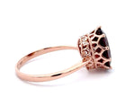 14 Karat Rosé Lady's Solitaire Gemstone Fasion Ring