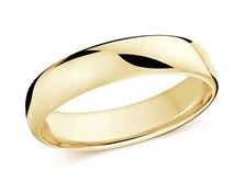 14 Karat Yellow Comfort Fit Wedding Band