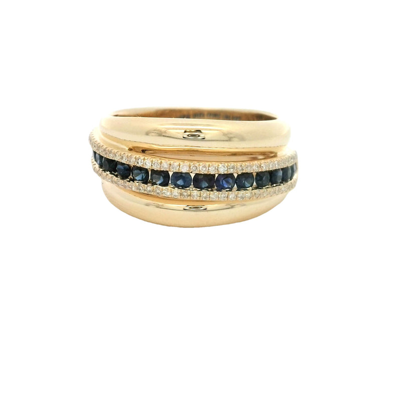 14 Karat Yellow Lady's Gemstone Fasion Ring