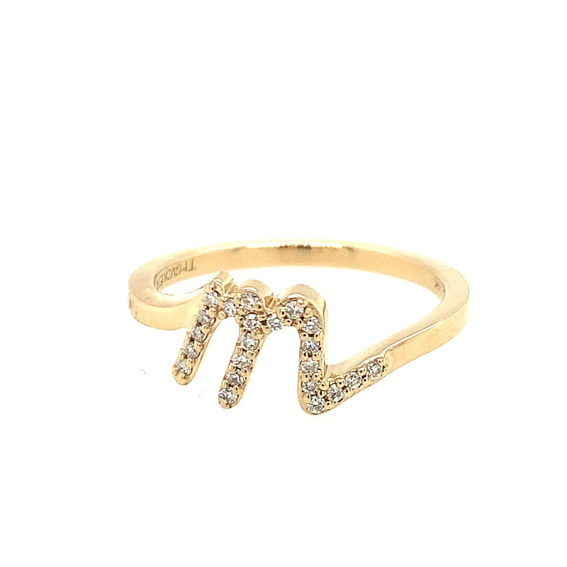 14 Karat Yellow Women's Diamond Fashion Ring