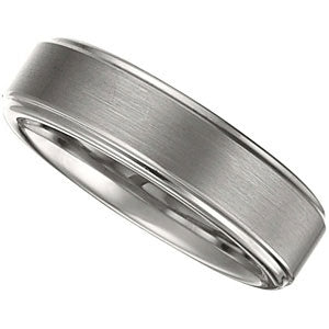 6.3mm Tungsten Comfort Fit Wedding Band