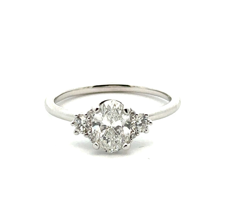 Lab Grown Complete Engagement Ring (Includes Center Stone) - MALAKAN DIAMOND CO.