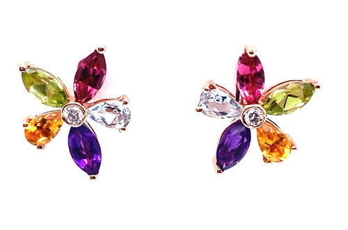 14 Karat Rosé Others Gemstone Earrings - RYAN GEMS INC.
