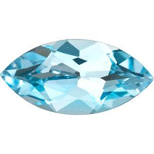 Loose 1.33ct Marquise Cut Blue Topaz
