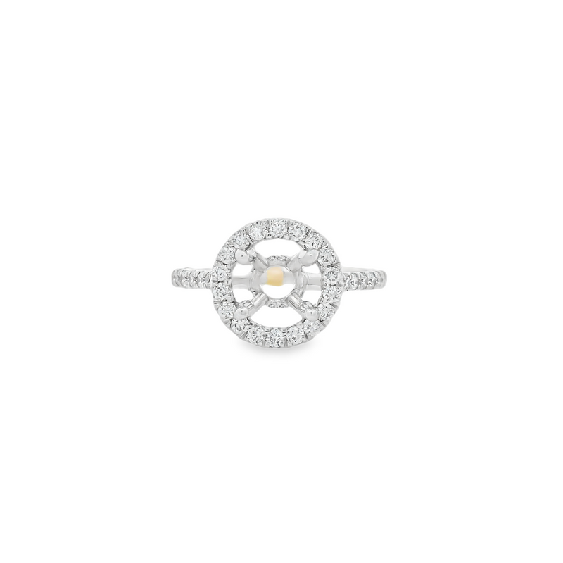 Diamond Semi-Mount Ring (Center Stone Sold Separate)