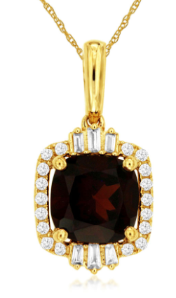 Gemstone Pendant - ROYAL JEWELRY MFG, INC.