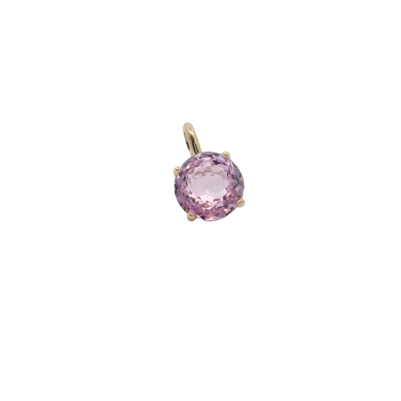 14 Karat Yellow Drop Gemstone Pendant