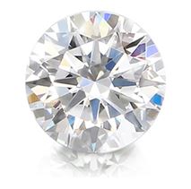 Loose 2.51ct D/I1 Lab Grown Round Cut Diamond