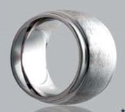 8mm Tungsten Comfort Fit Wedding Band - HEAVY STONE RINGS