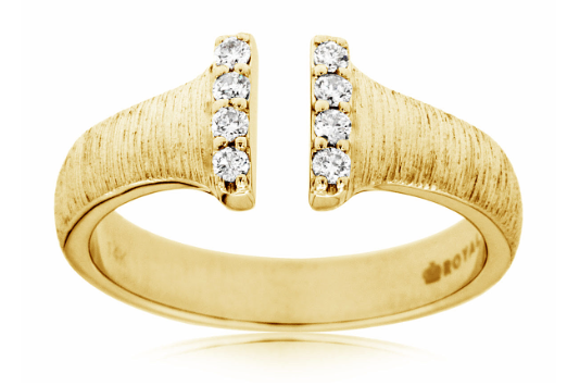 14 Karat Yellow Women's Diamond Fashion Ring