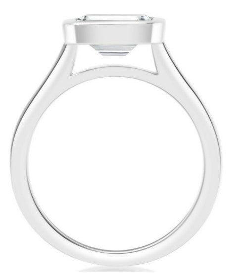 14 Karat White Semi-mount