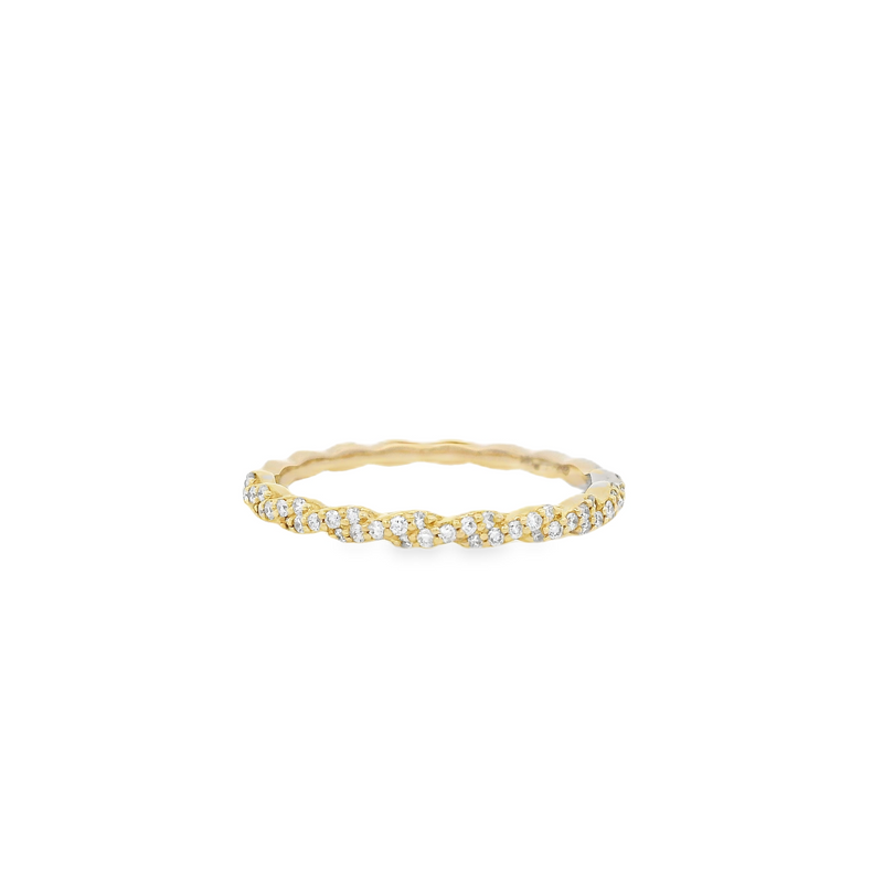 14 Karat Yellow Stackable Band Band