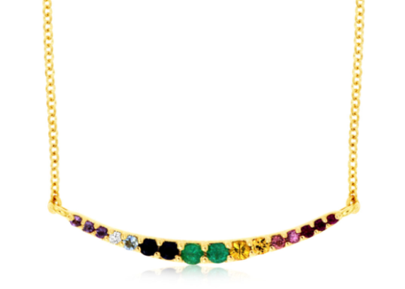 Gemstone Necklace - ROYAL JEWELRY MFG, INC.