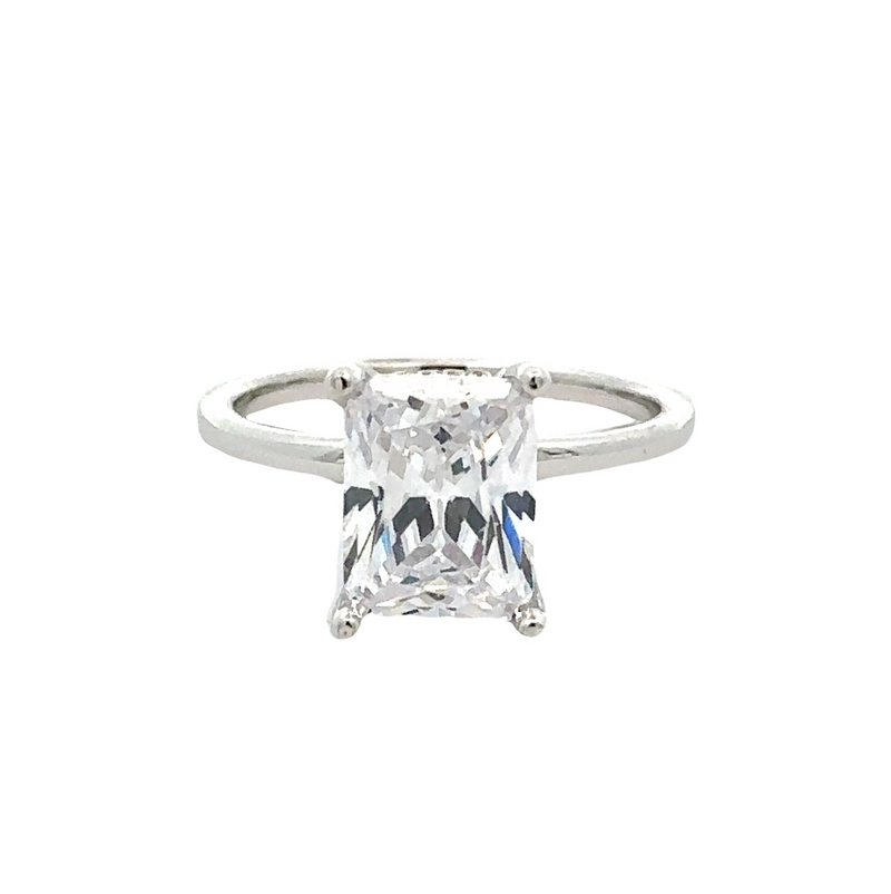 14 Karat White Semi-mount