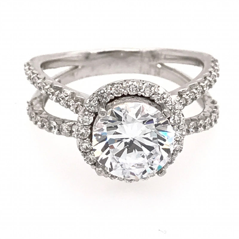 Diamond Semi-Mount Ring (Center Stone Sold Separate)