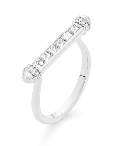 14 Karat White Women's Diamond Fashion Ring - FACET BARCELONA USA INC.