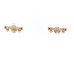14 Karat Yellow Stud Diamond Earrings