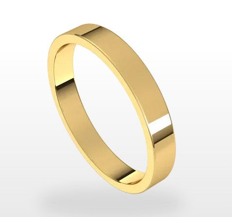 Precious Metal (No Stones) Wedding Band