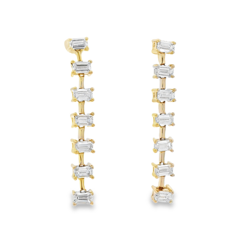 Diamond Hoop/Dangle/Drop Earring