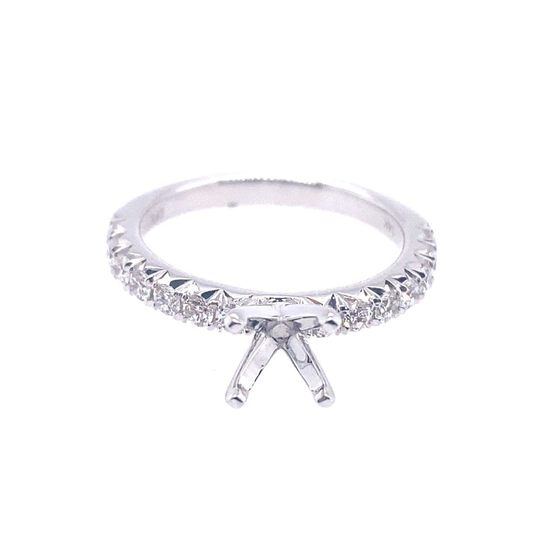 Diamond Semi-Mount Ring (Center Stone Sold Separate)