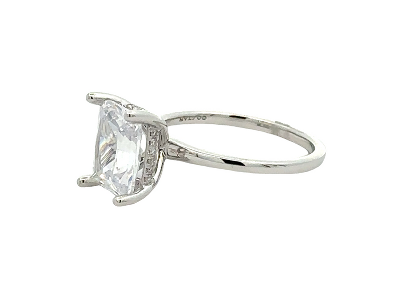 14 Karat White Semi-mount