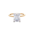 14 Karat Two Tone Semi-mount