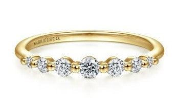 14 Karat Yellow Stackable Band Band