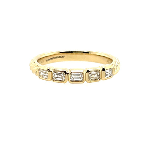 14 Karat Yellow Channel Set Band - CLASSIQUE CREATIONS