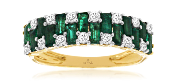 14 Karat Yellow Lady's Gemstone Fasion Ring