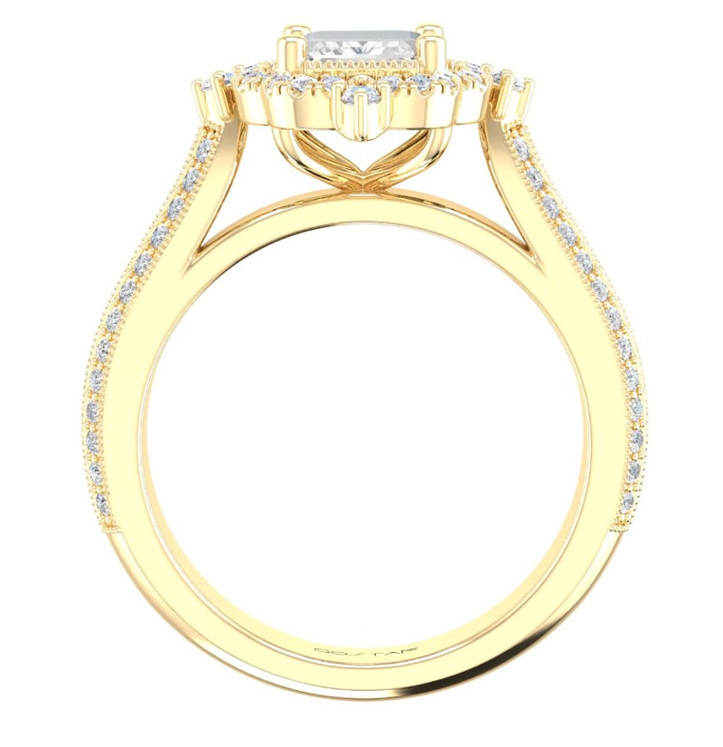 14 Karat Yellow Semi-mount