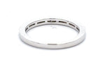 14 Karat White Channel Set Band