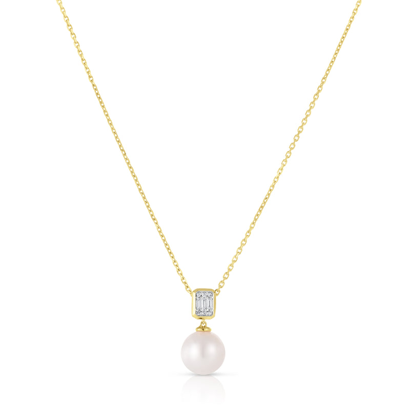 14 Karat Yellow Fashion Necklace Diamonds Necklace