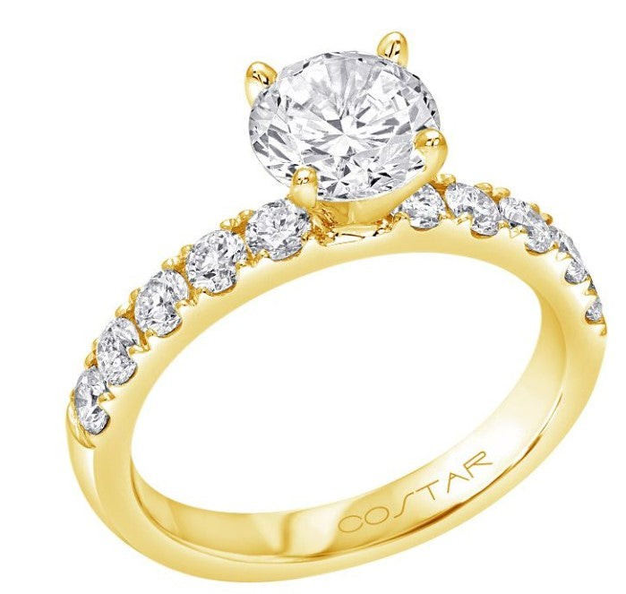 14 Karat Yellow Semi-mount