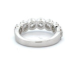 14 Karat White Halo Band Band - DIAMONDS FOREVER OF USA INC