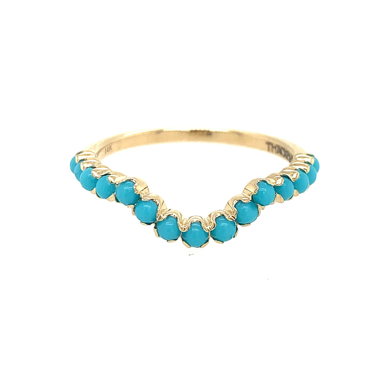14 Karat Yellow Ring Guard Band