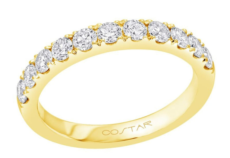 14 Karat Yellow Straight Prong Band