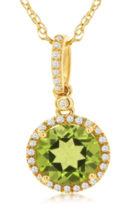 Gemstone Pendant - ROYAL JEWELRY MFG, INC.