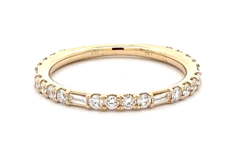 14 Karat Yellow Stackable Band Band