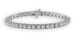 14 Karat White Tennis Diamond Bracelet - IDD SANDEEP USA LLC