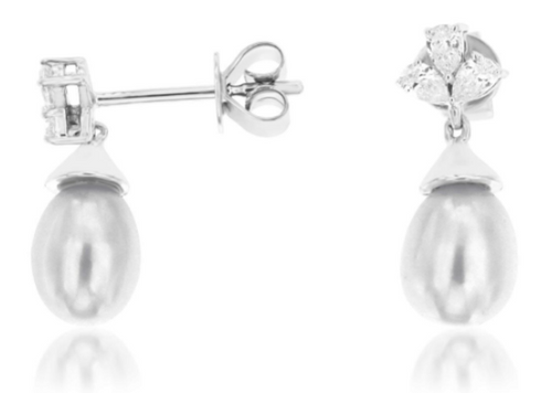 Pearl Earring - ROYAL JEWELRY MFG, INC.