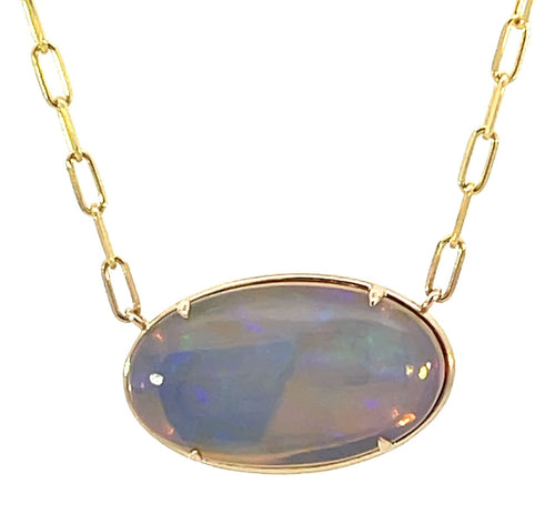 14 Karat Yellow Fashion Gemstone Necklace - A & D GEM CORP.